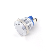 SOAV116F0N00<BR>Bouton Poussoir laiton dia16, no, passe fils, tche rasante
