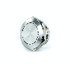 Bouton Poussoir Inox profil court dia.19mm contact NO Momentané Non lumineux, touche Rasante V