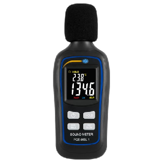 PCE Instruments Schallpegelmeter PCE-MSL 1 Messbereich 35...135 dB |Klasse II |Frequenzbewertung A-Beschreibung lesen