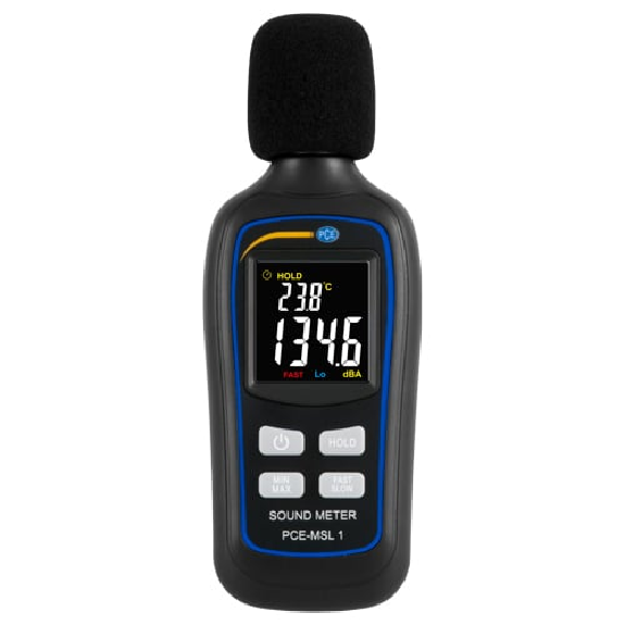 PCE Instruments Sonomètre PCE-MSL 1 Intervalle de mesure 35 ... 135 dB |Précision ±2 dB |Classe II-Lire la description