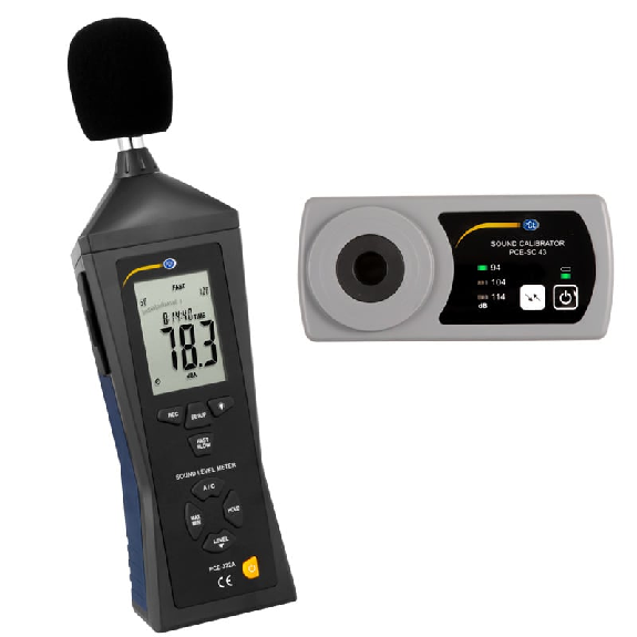PCE Instruments Schallpegelmessgerät Set PCE-322-SC43 |Klasse II Akustik |Schall |Kalibrator |Klasse II-Beschreibung lesen
