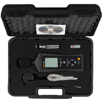 PCE Instruments Analyseur de bruit PCE-322A Plage de mesure 30 ... 130 dB |Résolution 0,1 dB |USB-Lire la description