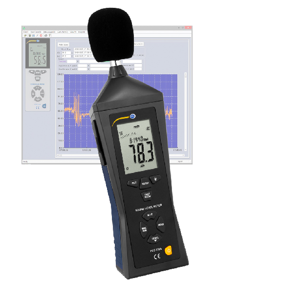 PCE Instruments Analyseur de bruit PCE-322A Plage de mesure 30 ... 130 dB |Résolution 0,1 dB |USB PCE Instruments Analyseur de bruit PCE-322A Plage de mesure 30 ... 130 dB |Résolution 0,1 dB |USB-Lire la description