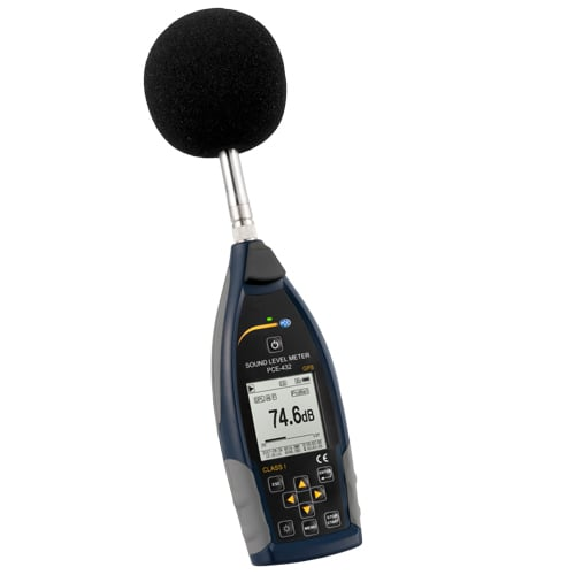 PCE Instruments Schallpegelmessgerät PCE-432 Genauigkeitsklasse 1 |Oktavbandfilter |GPS-Funktion-Beschreibung lesen