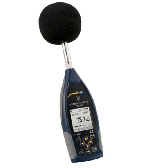 PCE Instruments Sonomètre PCE-428 Décibelmètre classe II |Avec filtre de bande doctave-Leer más