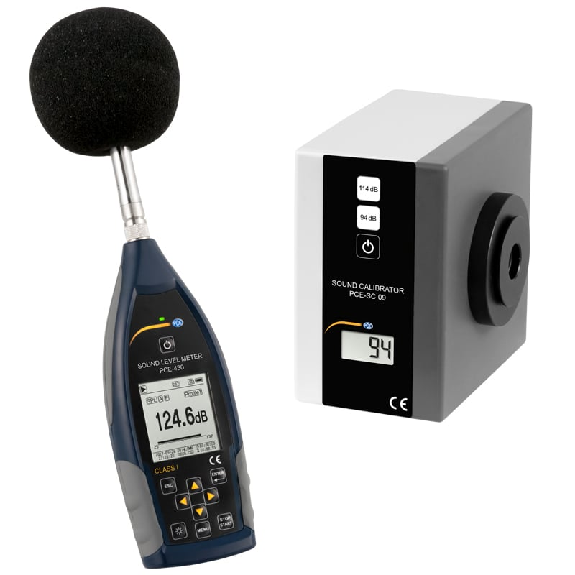 Profi Schallpegelmesser Klasse 1 inkl. Kalibrator 22 - 136 db(A) 3 Hz - 20 kHz-Beschreibung lesen
