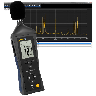 PCE Instruments Schallpegelmessgerät PCE-322ALEQ inkl. LEQ-Software |Automatischer Bereich 30  130 dB |Klasse II-Beschreibung lesen