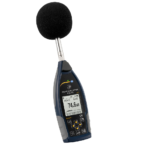 PCE Instruments Schallpegelmessgerät PCE-432-EKIT Genauigkeitsklasse 1 |inkl. Outdoor-Kit |GPS-Funktion-Beschreibung lesen