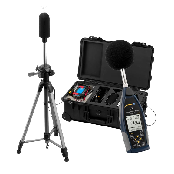 PCE Instruments Schallpegelmessgerät PCE-432-EKIT Genauigkeitsklasse 1 |inkl. Outdoor-Kit |GPS-Funktion-Beschreibung lesen