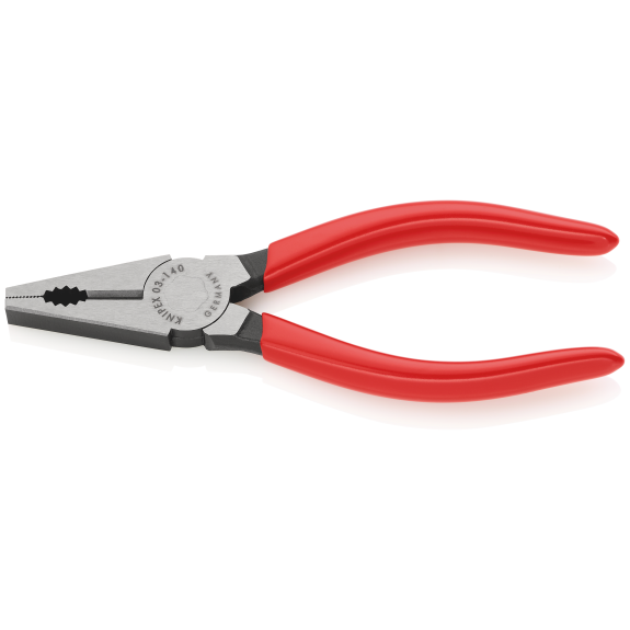 KNIPEX 03 01 140 EAN Kombizange mit Kunststoff überzogen schwarz atramentiert 140 mm KNIPEX 03 01 140 EAN Kombizange mit Kunststoff überzogen schwarz atramentiert 140 mm-Beschreibung lesen