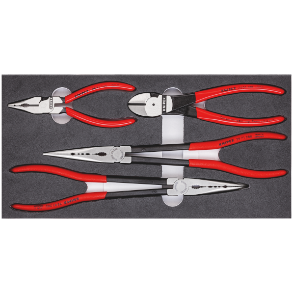 KNIPEX 00 20 01 V16 Zangen-Set in Schaumstoffeinlage-Beschreibung lesen