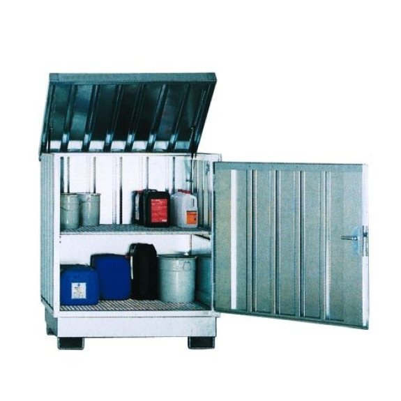 Caseta galvanizada 4 bidones Caseta galvanizada 4 bidones-Leer más