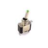 88G<BR>Inter à levier 20A@12VDC ON-OFF SPST, lumineux Verte