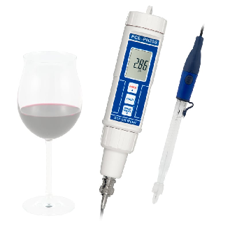 PCE Instruments pH-Meter PCE-PH20WINE inkl. pH-Elektrode |Messbereich 0,00  14,00 pH |Auflösung 0,01 pH-Beschreibung lesen