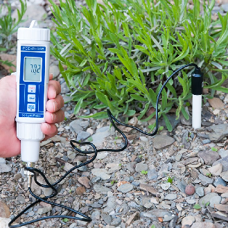 PCE Instruments Erdreich pH-Meter PCE-PH20S inkl. ph-Bodenelektrode |Messbereich 0,00  14,00 pH-Beschreibung lesen