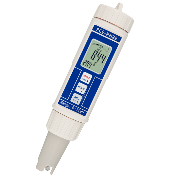 PCE Instruments pH-Tester PCE-PH 22 gleichzeitige Messung und Anzeige von pH-Wert und Temperatur-Beschreibung lesen