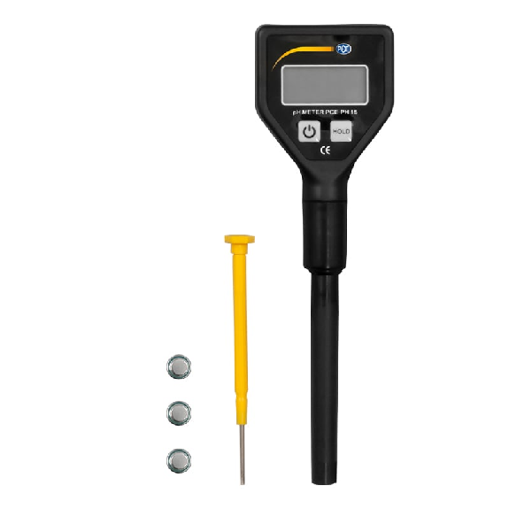 PCE Instruments pH-Tester PCE-PH 15 ideal für schuliche Einrichtugngen zur Bestimmung des pH Wertes in Flüssigkeiten-Beschreibung lesen