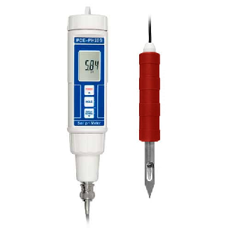 PCE Instruments pH-Meter PCE-PH20M mit spezieller pH-Elektrode |Fleisch |Käse |Wurst |0,00  14,00 pH |IP67-Beschreibung lesen