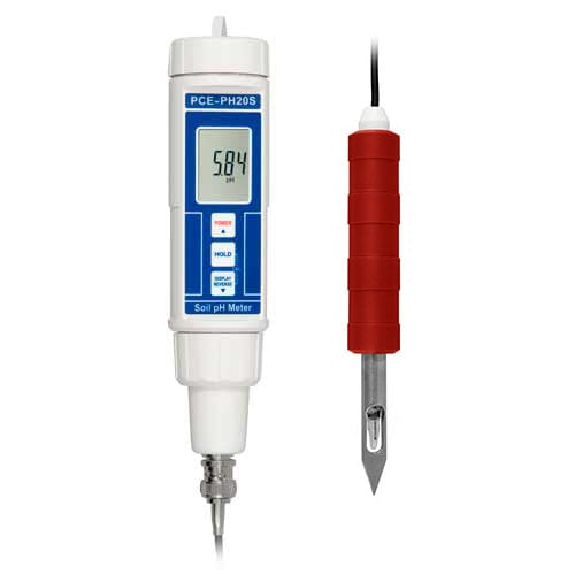 PCE Instruments pH-Meter PCE-PH20M mit spezieller pH-Elektrode |Fleisch |Käse |Wurst |0,00  14,00 pH |IP67-Beschreibung lesen