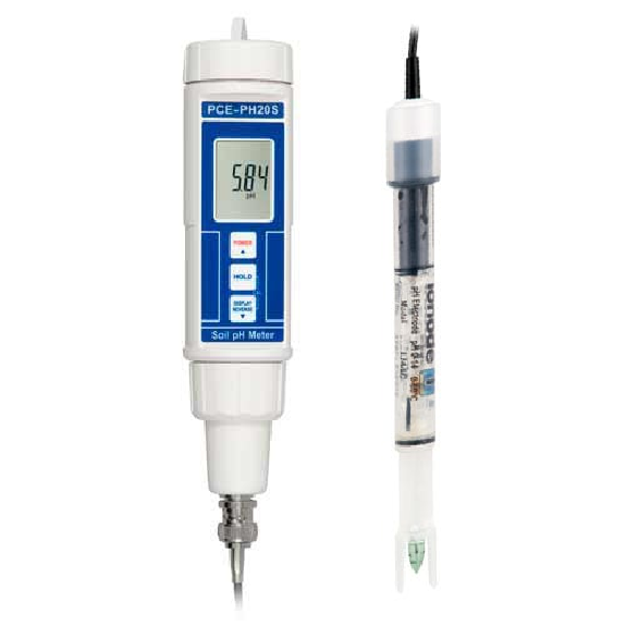 PCE Instruments pH-Meter PCE-PH20P mit spezieller pH-Elektrode |für Kosmetika |Messbereich 0,00  14,00 pH |IP67-Beschreibung lesen