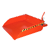 Schaufel lackiert Feuerrot