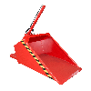 Schaufel DGS 500 lackiert Feuerrot