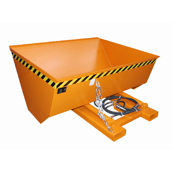 Cuchara hidráulica HVR 75 pintada naranja amarillo-Leer más