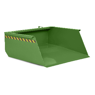 Staplerschaufel Typ RS-150 1740x1900x750mm 1500dm³ RAL 6011 Resedagrün-Beschreibung lesen
