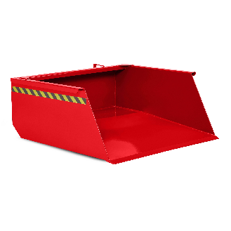 Staplerschaufel Typ RS-150 1740x1900x750mm 1500dm³ RAL 3000 Feuerrot-Beschreibung lesen