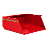 Staplerschaufel Typ RS-150 1740x1900x750mm 1500dm³ RAL 3000 Feuerrot