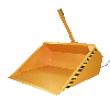 Schaufel DGS 950 lackiert Gelborange