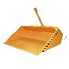 Schaufel DGS 1200 lackiert Gelborange