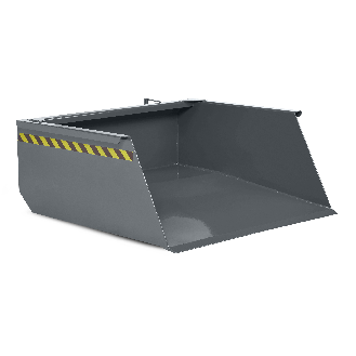 Staplerschaufel Typ RS-75 1390x1615x550mm 750dm³ RAL 7005 Mausgrau-Beschreibung lesen