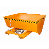 Hydraulische Schaufel lackiert Gelborange