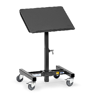 Soporte material ESD área carga 510 x 410 mm altura ajust. 755 a 1105 m-Leer más