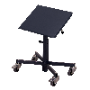 ESD-Materialständer, einseitig neigbar mit höhenverstellbarer Ladefläche 520-800mm