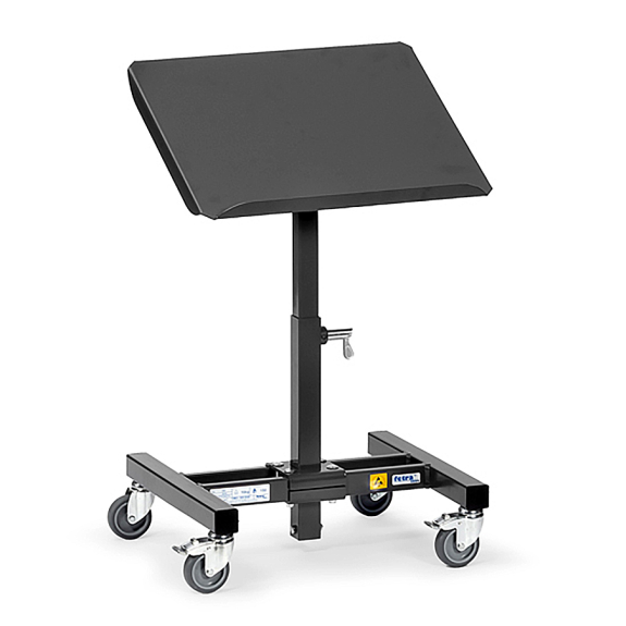 Soporte material ESD área carga 510x410 mm altura ajustable 505-775mm-Leer más