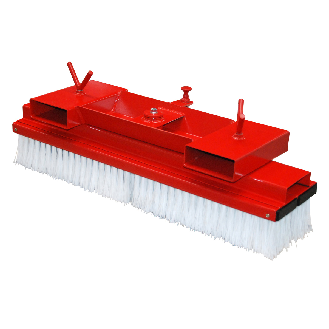 Gabelstapler-Kehrbesen SKB 100, lackiert, Feuerrot-Beschreibung lesen