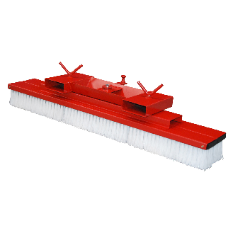 Gabelstapler-Kehrbesen SKB 150, lackiert, Feuerrot-Beschreibung lesen