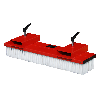 Gabelstapler-Kehrbesen SKB-O 100, lackiert, Feuerrot