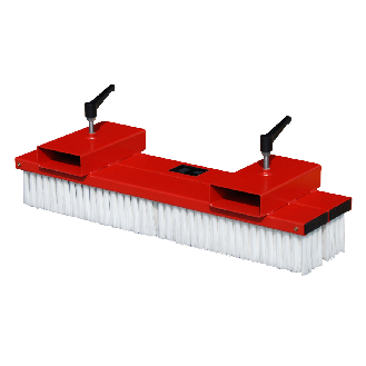 Gabelstapler-Kehrbesen SKB-O 100, lackiert, Feuerrot-Beschreibung lesen