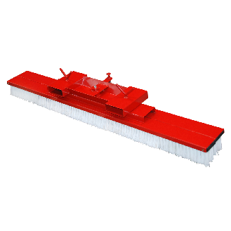 Gabelstapler-Kehrbesen SKB 200, lackiert, Feuerrot-Beschreibung lesen