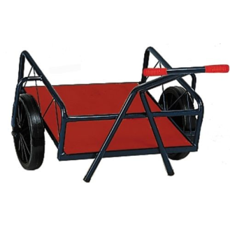 Carro almacen con tirador  ruedas neumáticas. Carro pescatero (300 kg)-Leer más