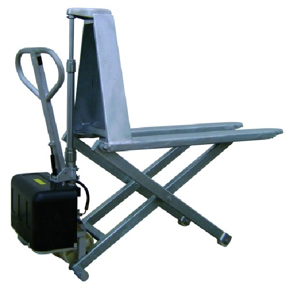 Transpallet a forbice elettrico 1000 kg zincato-Leggi tutto