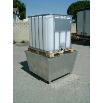 Cubeta galvanizada 1000 L-Leer más
