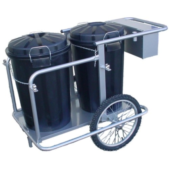 Carrello di pulizia industriale con 2 secchi-Leggi tutto