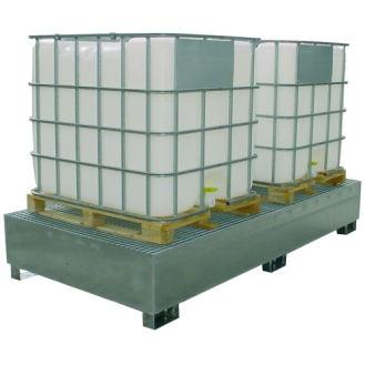 Cubeta galvanizada 2 depósitos 1.000 lts-Leer más