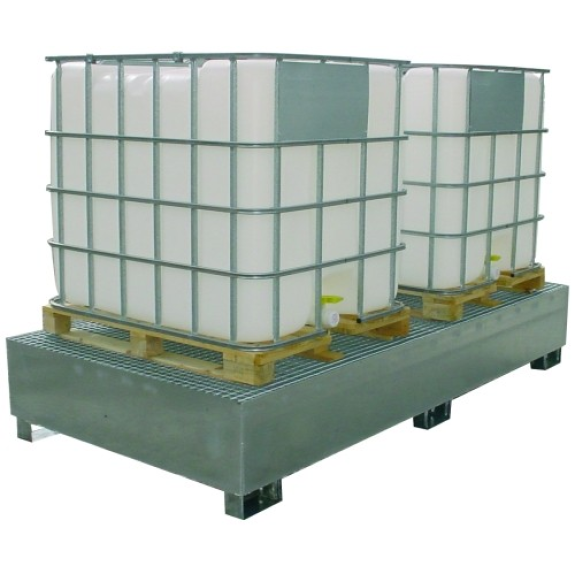 Cubeta galvanizada 2 depósitos 1.000 lts-Leer más
