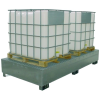 Cubeta galvanizada 2 depósitos 1.000 lts