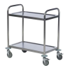 Carro 2 bandejas inox.